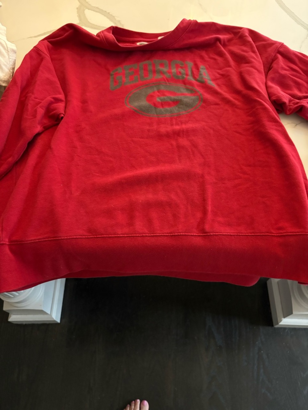 University of Georgia Red Crewneck Sweatshirt - Classic Collegiate Pullover